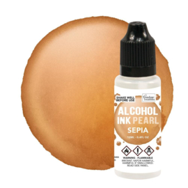 Alcohol ink pearl - 12 ml - sepia