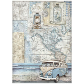 DFSA41028 Stamperia Silent Sea A4 Rice Paper Van