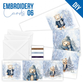 STDOPP006 Stitch and Do Cards 6 - Berries Beauties - Winter Bears