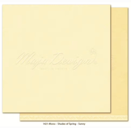 1421 Monochromes Shades of Spring - Dubbelzijdig scrappapier - Maja Design - PAKKETPOST!!