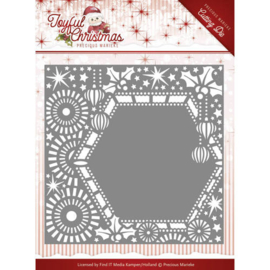 PM10108 Snij- en embosmal - Joyful Christmas - Precious Marieke