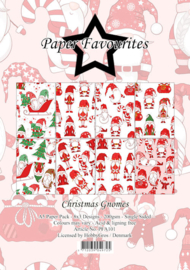 PFA101 Paper Favourites A5 Christmas Gnomes