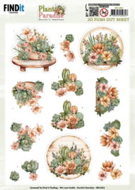 SB11021 3D Push out Sheet - Berries Beauties - Plant Paradise - Blooming Oasis