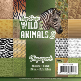 ADPP10026 Paperpad - Wild Animals - Amy Design