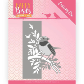 JADD10086 Snij- en embosmal - Happy Birds - Jeanine's Art