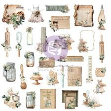 The Home Baker Ephemera The Baker's Box (60pcs) (672812)