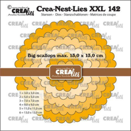 crealies creanestlies xxl cirkels met grote schulprand clnestxxl142 max 13 x 13 cm 0323  Crealies Crea-Nest-Lies XXL Cirkels met grote schulprand CLNestXXL142 max. 13 x 13 cm