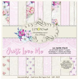 Paperpad 15.2 x 15.2 cm Just Love Me 36 vel  - Lemon Craft