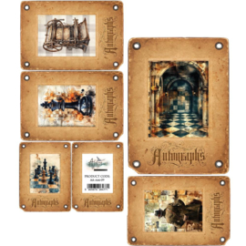 AA-AM-09   Double-sided paper 30,5x15 cm Adventure Men – extras to cut, mirror print, 250 gsm (1 sheet)