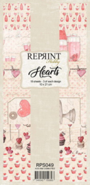 Hearts Slimline Paper Pack (RPS049)