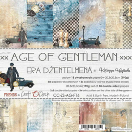 Paperpad 20,3 x 20,3 cm - Age of Gentleman - Craft O Clock