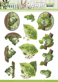 SB10523 3D Stansvel  A4 - Friendly Frogs - Amy Design