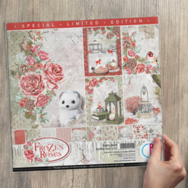 CBPLE039 FROZEN ROSES LIMITED EDITION PAPER PAD 12"X12" 12/PKG - PAKKETPOST!