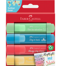 254625 Tekstmarkers Pastel  - Faber Castell