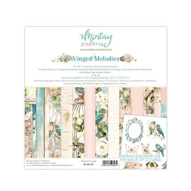 Mintay - Winged Melodies - 8x8 Inch Paper Pad