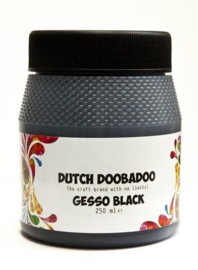 Dutch Doobadoo Dutch Gesso zwart 250ML 870.002.090 - PAKKETPOST!