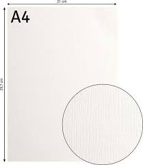 2928-101A4 Florence • Cardstock Papier 216g Textuur A4 Off-White 10x