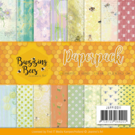 JAPP10011 Paperpad - Buzzing Bees - Jeanine's Art