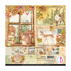 CBH067 INTO THE WILD PAPER PAD 8"X8" 12/PKG