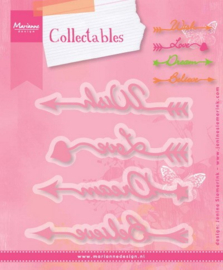 Marianne Design - Collectables - Arrow sentiments - COL1458