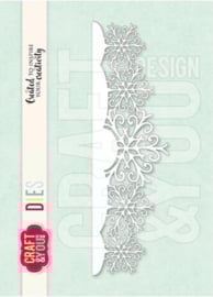 CW375 Craft & You Design - Dies - Snowflakes Border