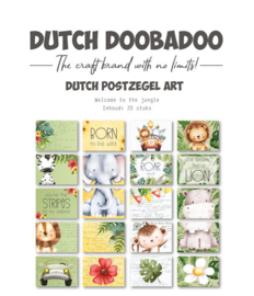 474.007.050 DDBD postzegel stansvel Jungle 2x A6