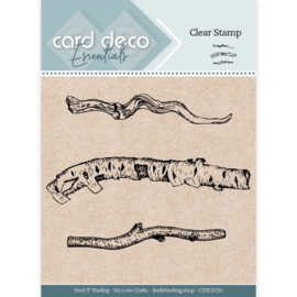 Card Deco Essentials - Clear Stamp - Birch Trunk - CDECS150