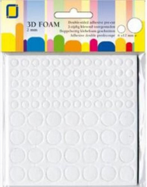 3.3122 - 3D Foampads Round 2mm - JEJE