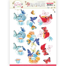 SB10543 Stansvel 3D vel A4 - Butterfly Touch - Jeanine's Art