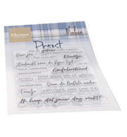 CS1056 Clearstempel Proost  - Marianne Design