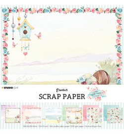 SL-LB-PS04 - Background paper Little Blossom nr.04 - PAKKETPOST!