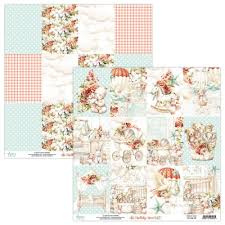 06 Mintay - Lullaby Lane - 12x12 Inch Elements Paper - PAKKETPOST!
