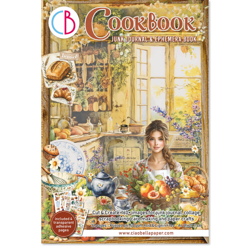 Cookbook A4 Junk Journal Ephemera Book (32pcs) (CBB009)