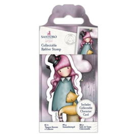 GOR907157 Mini rubber stempel nr.58 The Dreamer - Gorjuss