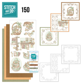 Stitch and Do 150 - set voor 3 borduurkaarten