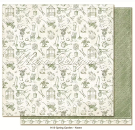 1415 Spring Garden - Dubbelzijdig scrappapier - Maja Design - PAKKETPOST!!