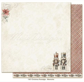1367 Scrappapier Dubbelzijdig - Christmas Nostalgia - Maja Design - PAKKETPOST!