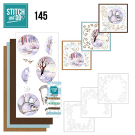 Stitch and Do 145 - set voor 3 borduurkaarten