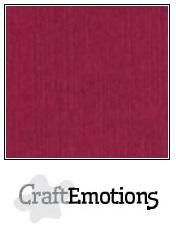 CraftEmotions linnenkarton 10 vel bordeaux 27x13,5cm 250gr