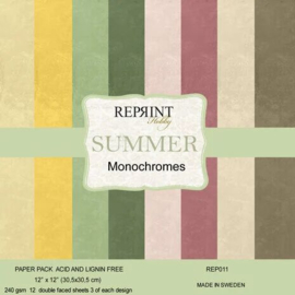REP011 Reprint - Summer - Paperpad 12" x 12" - PAKKETPOST!!