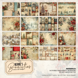 BBPPA410001 Paperpack - Berries Beauties - Christmas Village - A4