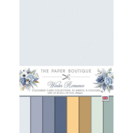 PB1735 The Paper Boutique Winter Romance A4 Coloured Card