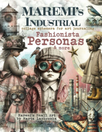Maremi's Small Art - Industrial Collage Pages for Art Journaling - Fashionista Personas & More
