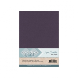 LKK-A535 Linen Cardstock - A5 - Dark Purple