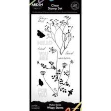 Maker Series 4x8 Inch Clear Stamp Set - Wispy Stems (ACSCS0008)