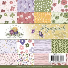 PMPP10023 Paperpad - Blooming Summer - Marieke Design