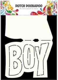 470.713.648 Dutch Doobadoo Dutch Card Art tekst Boy A5