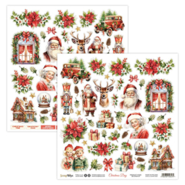 ScrapBoys - Christmas Day 07 - Cutting Sheet 30.5 x 30.5 cm - PAKKETPOST!