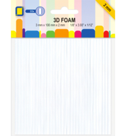 3.3055 Foamtape streepjes 2mm - JEJE