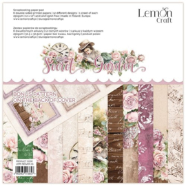 Paper Pad Secret Garden 30,5x30,5cm, 250 gsm - Lemon Craft - PAKKETPOST!